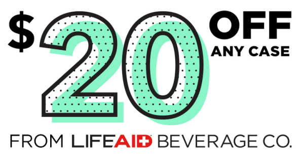 Get $20 off LifeAid Products